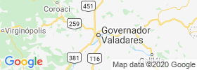 Governador Valadares map